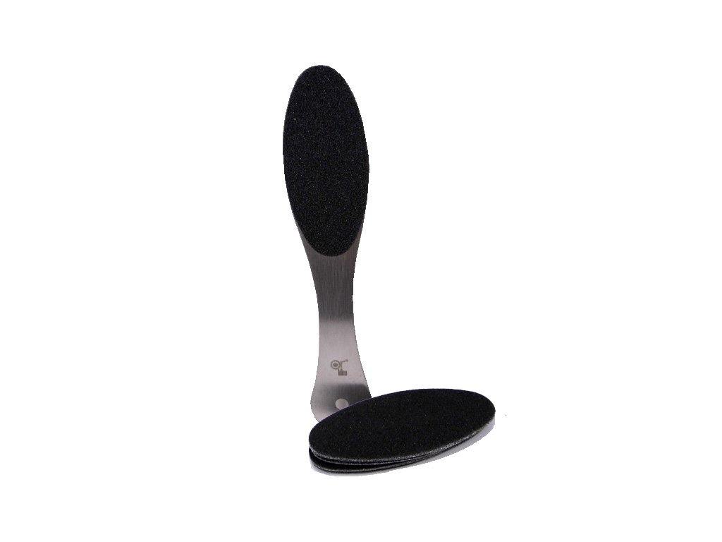 Or Bleu Stainless Foot File With Refill Grits