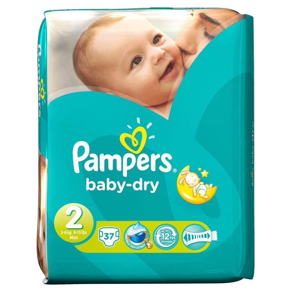 Pampers 2 (3-6Kg) 37 Diapers - FamiliaList