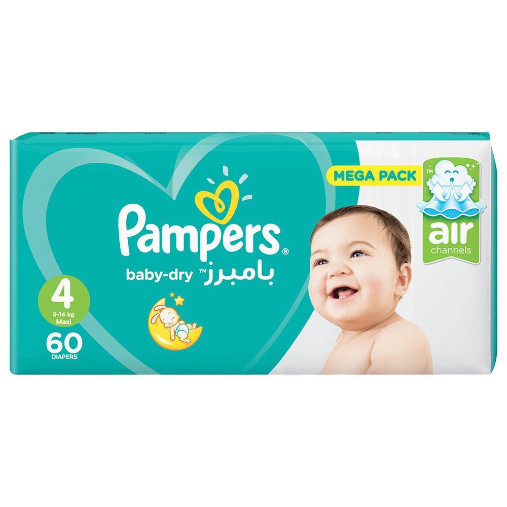 Pampers 4 (7-18Kg) 60 Diapers - FamiliaList