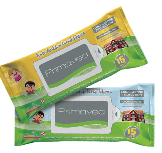 Primavea Natural Kids Antibacterial Wipes - FamiliaList