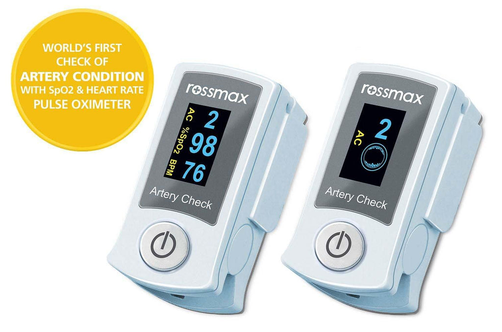 Rossmax Ax Fingertip Pulse Oximeter With Artery Check Tec - FamiliaList