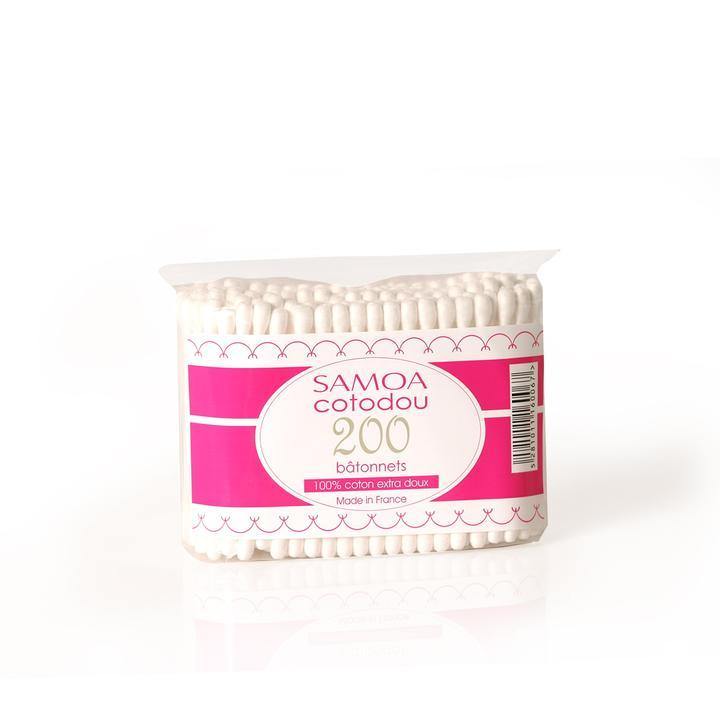 Samoa Cotodou Cotton 200 Tiges Sachet - FamiliaList