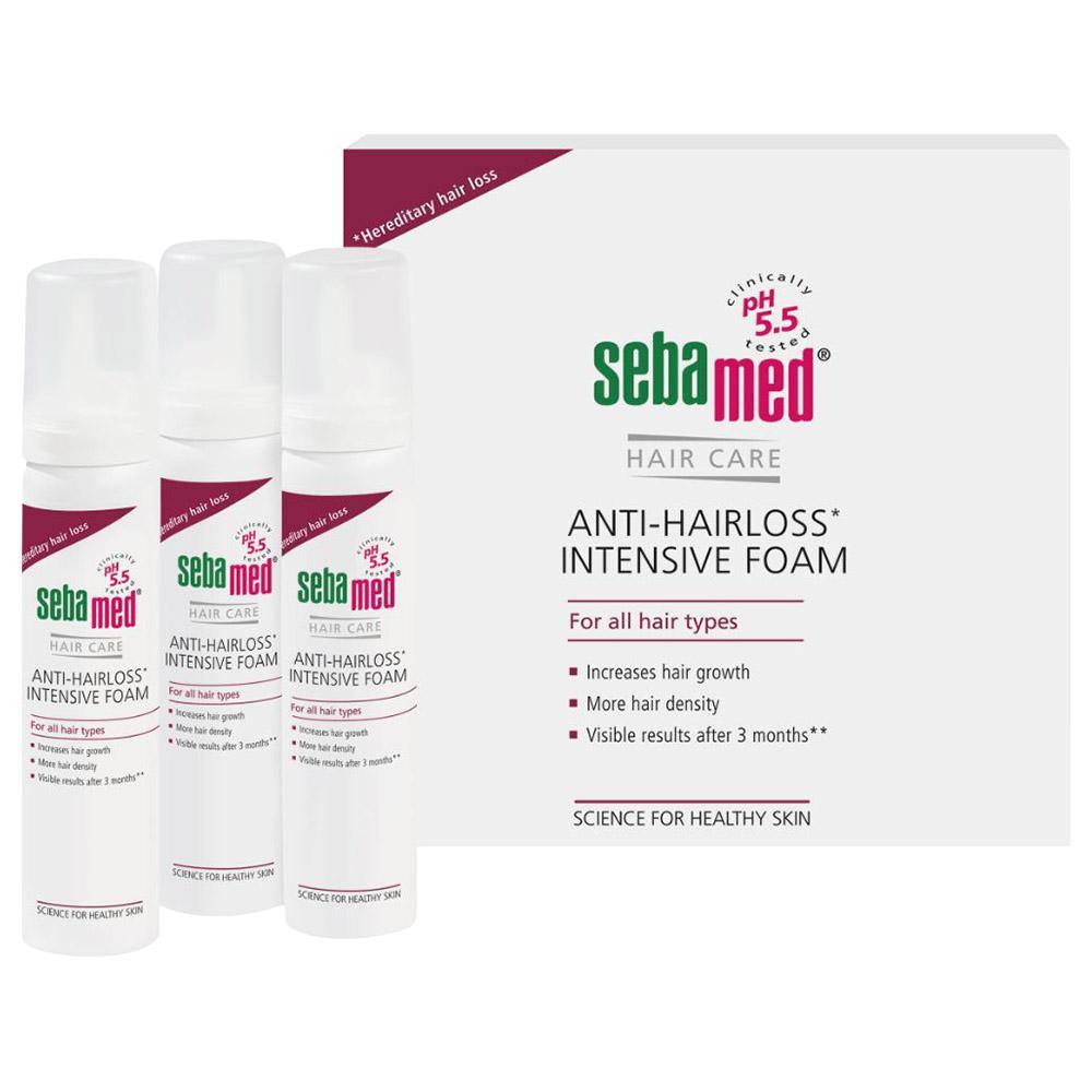 Sebamed Anti Hair Loss Intensive Foam 3*70Ml - FamiliaList