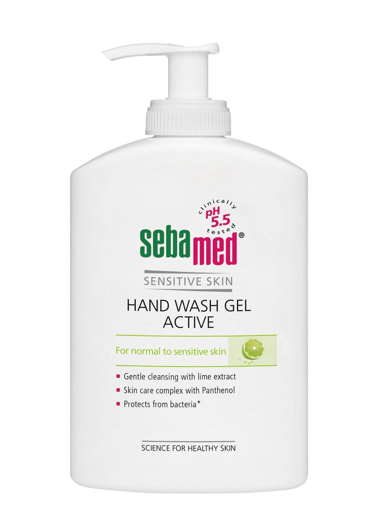 Sebamed Hand Wash Gel Active With Pump 300ml - FamiliaList
