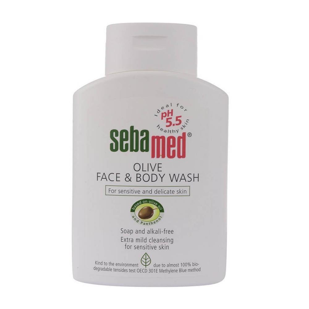 Sebamed Olive Face & Body Wash 200Ml - FamiliaList