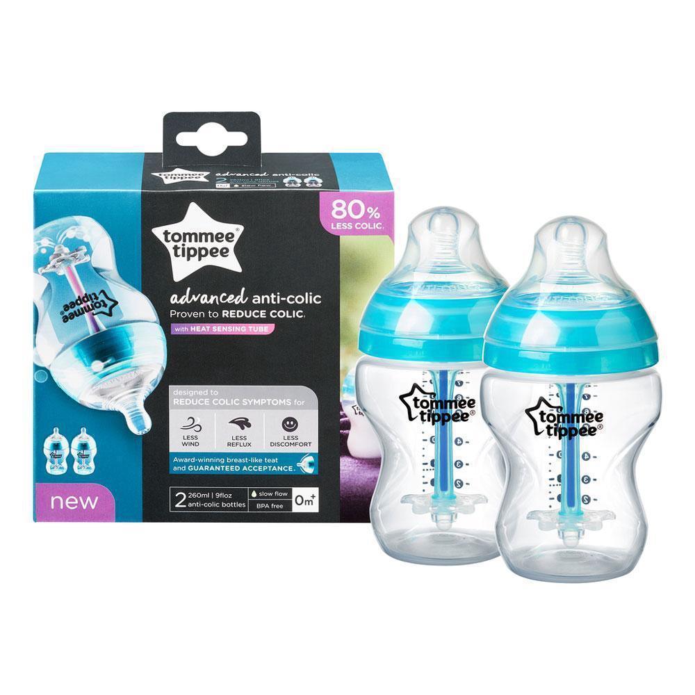 Tommee Tippee Bottle- Anti-Collic 260ml- Pack of 2 - FamiliaList