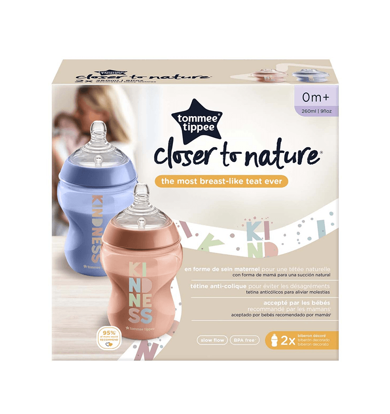 Tommee Tippee Bottle- Be Kind- Pack of 2 - FamiliaList