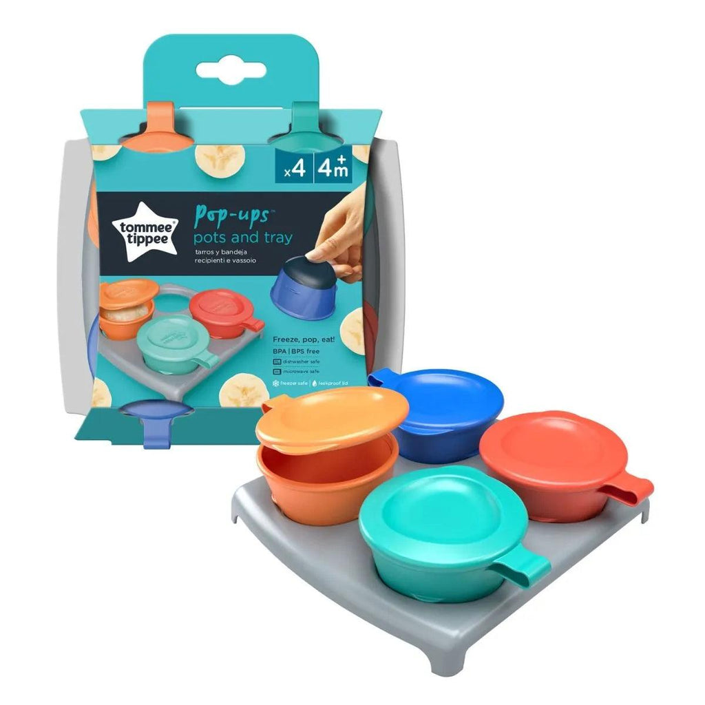 Tommee Tippee Pots With Tray - FamiliaList