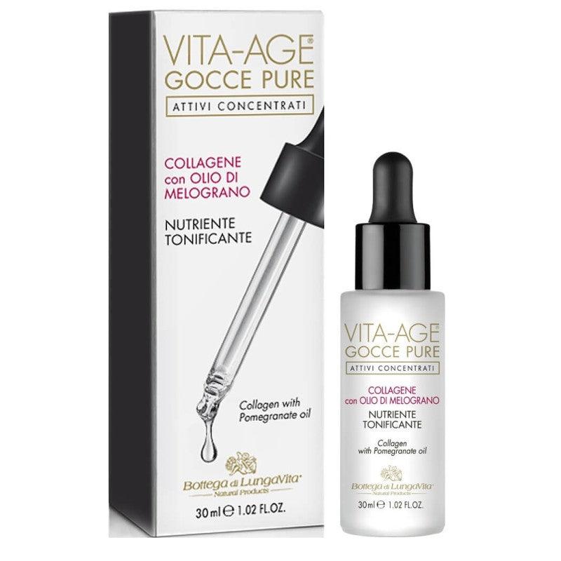 Vita-age Gocce Pure Collagen With Pomegranate Oil Serum - FamiliaList