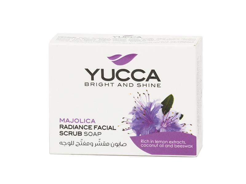 Yucca Radiance Facial Scrub Soap 85G - Majolica