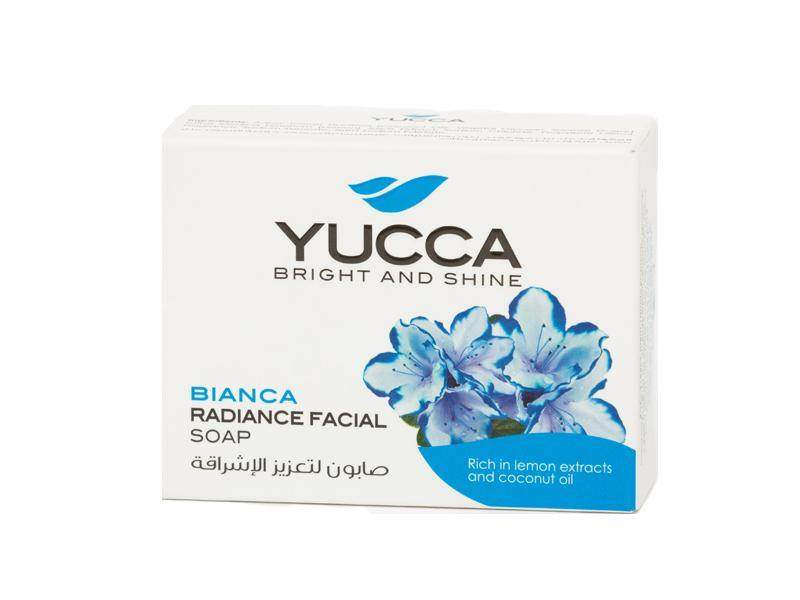 Yucca Radiance Facial Soap 85G - Bianca - FamiliaList