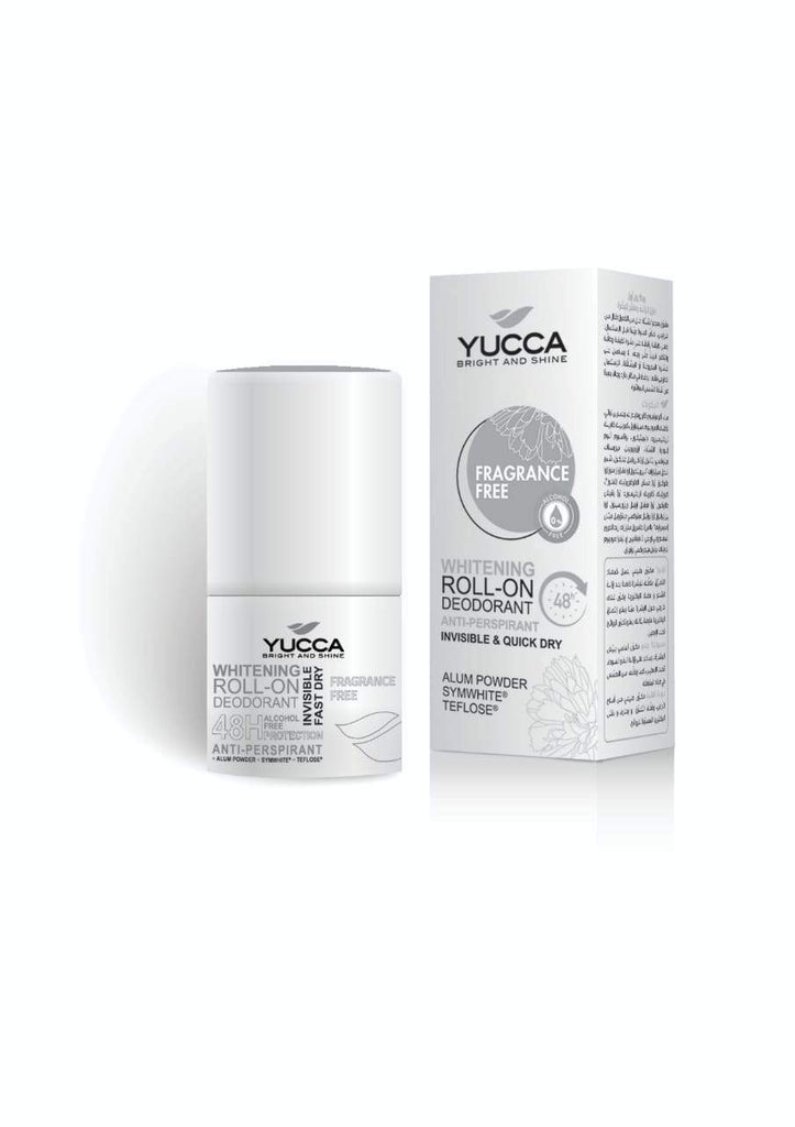 Yucca Whitening Roll-On Deodorant - Fragrance Free - FamiliaList